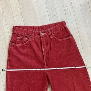Made in USA Women's Red Jeans